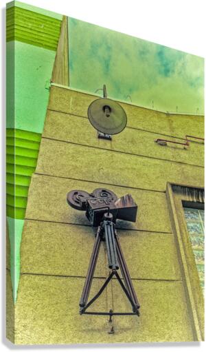 LIGHT AND CAMERA Canvas Print
