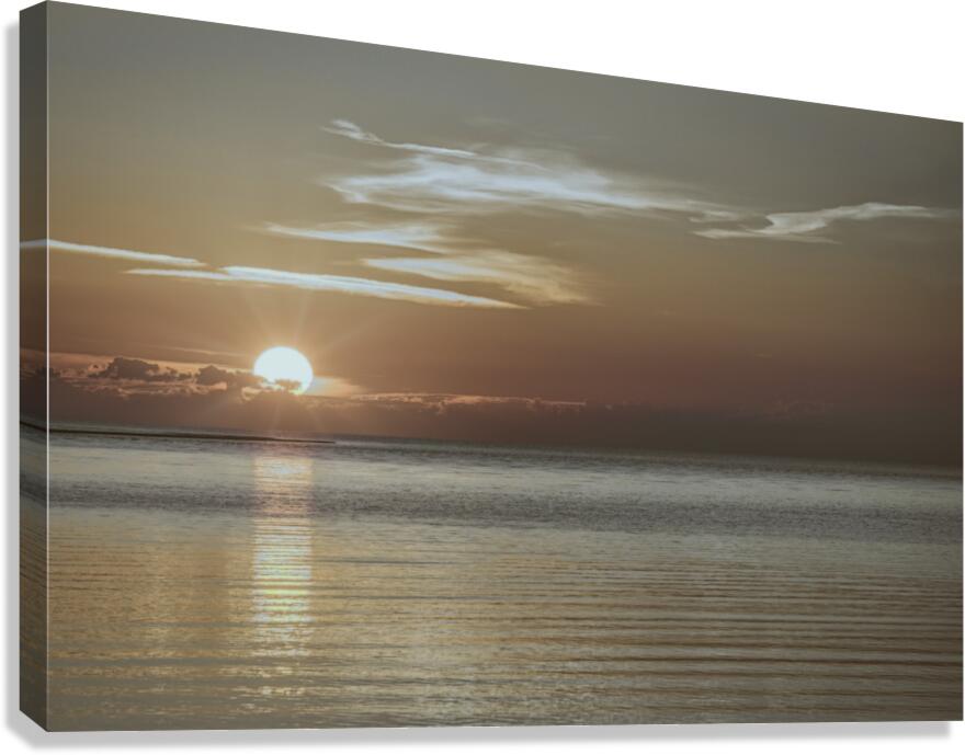 SOFT SUNRAYS Canvas Print
