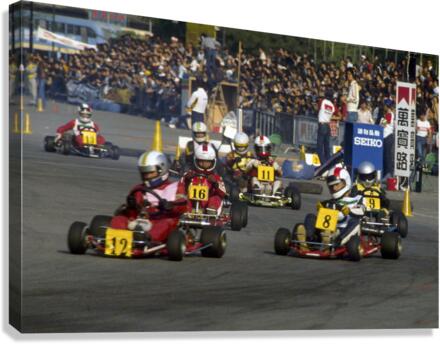 GO CART Canvas Print