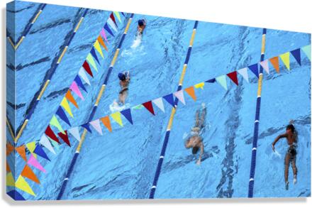 SWIMMING POOL Canvas Print