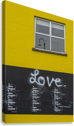 LOVE WALL Canvas Print