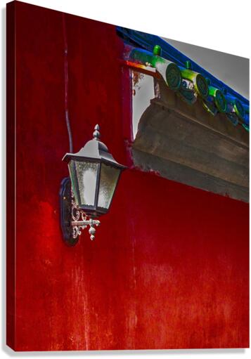 RED WALL Canvas Print