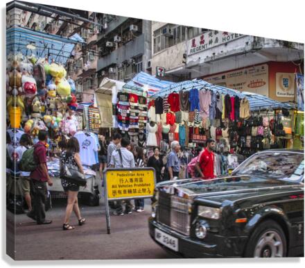 PEDESTRIAN AREA Canvas Print