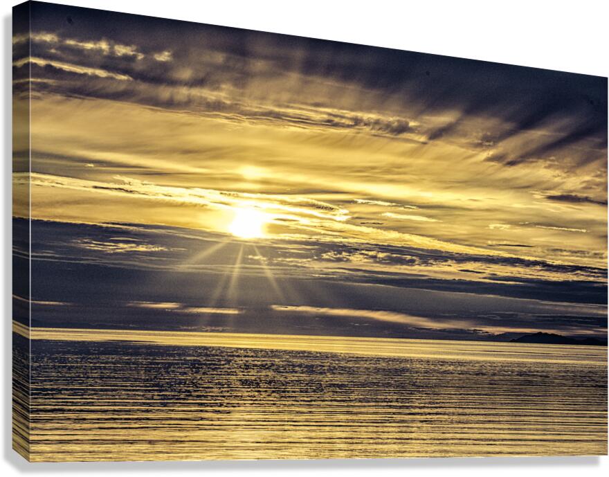 Sunset Landscape Canvas Print