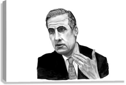 Mark Carney Canvas Print
