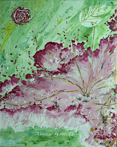 Vague de fleur  Flower Wave. by Martine Harris