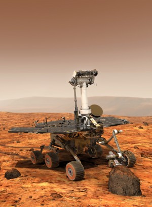 Artists rendition of Mars Rover