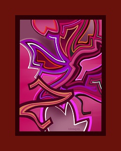 Alphabet Abstractions 26 letter Z
