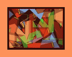 Alphabet Abstractions 19 letter N