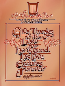 PSALM 136:1