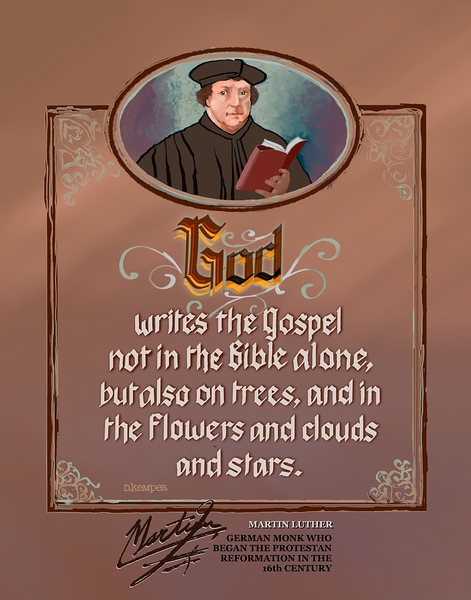 MARTIN LUTHER by D Kemper
