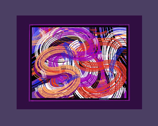 Alphabet Abstractions 19 letter S by D Kemper