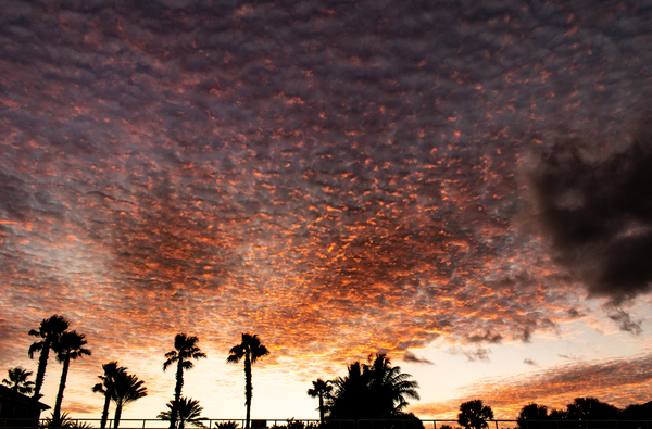 Rippled Cloud Sunset by adamantexperience