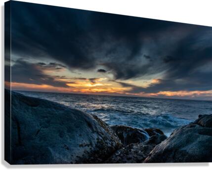 Sunset Inlet Canvas Print