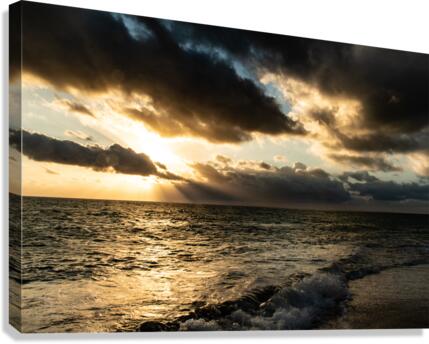 First Rays Canvas Print