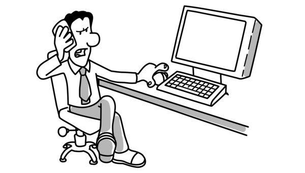 Call Tech Support Angry Print