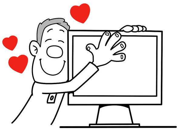 Love Computer Print