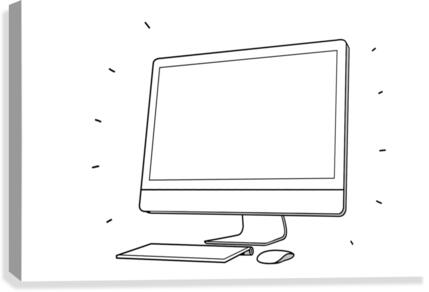 New Mac Computer Canvas Print