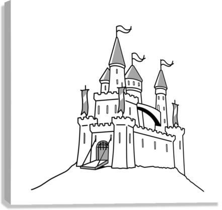 Castle Canvas Print