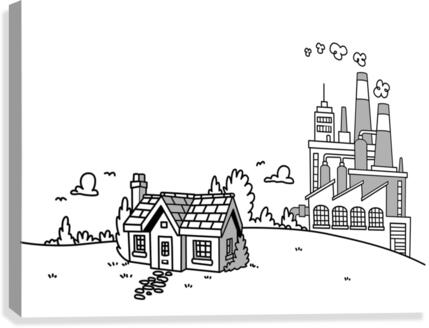 FactoryHouse Canvas Print