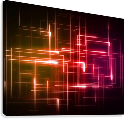 15 connection network light Canvas Print
