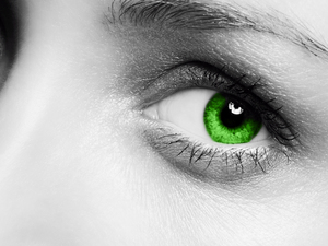 Green Eye Lady