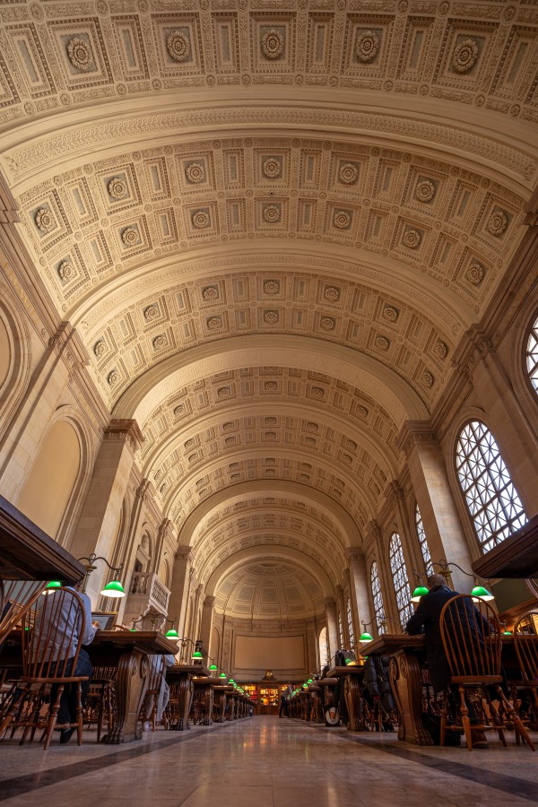 Boston Library Print