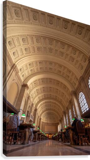 Boston Library Canvas Print