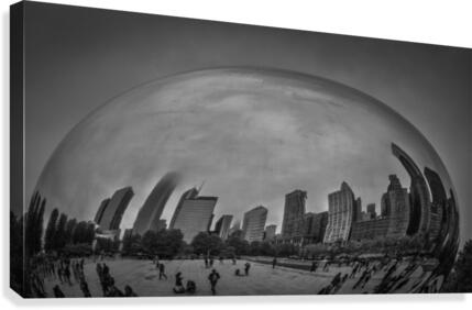 Chicago Bubble Canvas Print