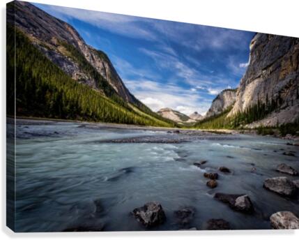 Ice Cold Stream Canvas Print