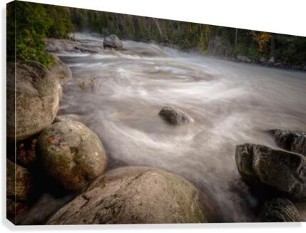 Rock River Canvas Print