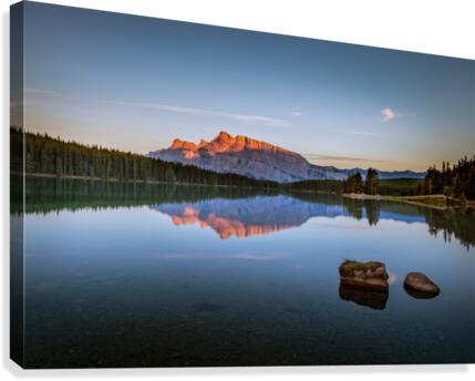 Two Jack Reflection Canvas Print