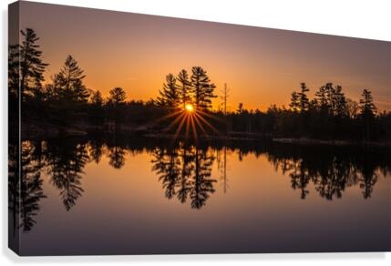 Peek Through Canvas Print