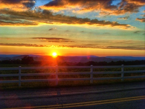 Country Roads Sunset