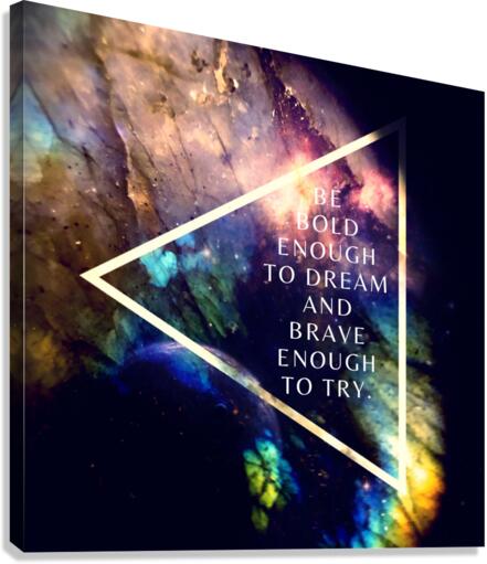 Be Brave Padawan Canvas Print