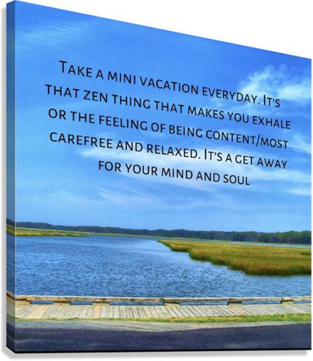 Vacation Canvas Print