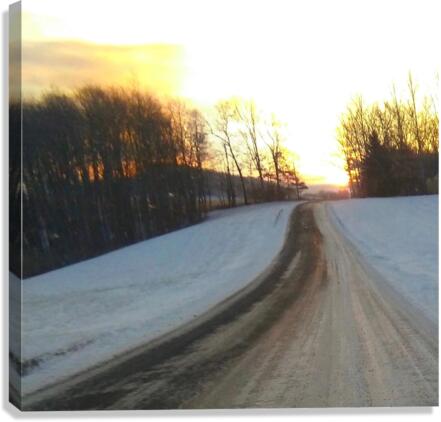 Fire & ice Canvas Print