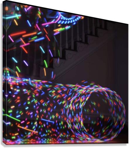 Hoop spin Canvas Print