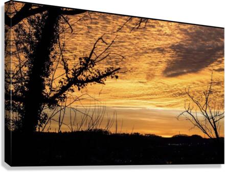 Morgantown sunset Canvas Print