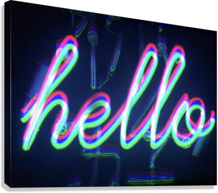 HELLO its me Canvas Print