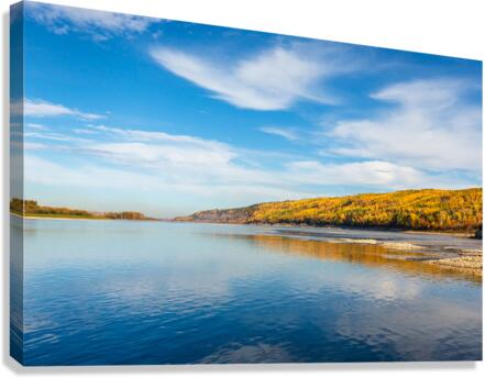 Athabasca River Canvas Print