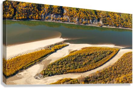 Athabasca Sandbars Canvas Print