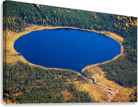 Circle Lake Canvas Print