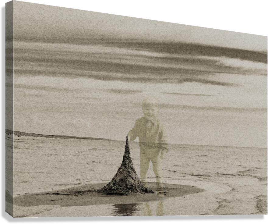 Sandy Time Canvas Print