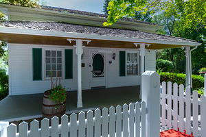 Scenic streets of Kleinburg an unincorporated village in the city of Vaughan Ontario Canada