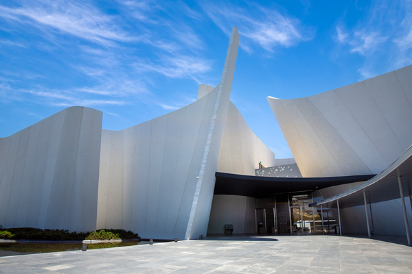 Landmark Puebla International Museum of the Baroque in Mexico by Elijah Lovkoff