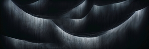 Silent Echoes of Draped Metallic Shadows