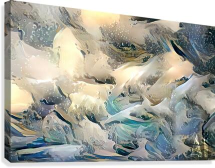 Chaos Waves Canvas Print