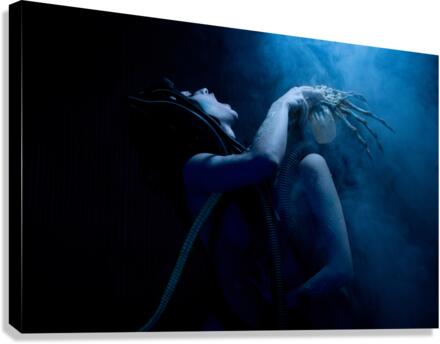 Facehugger Canvas Print