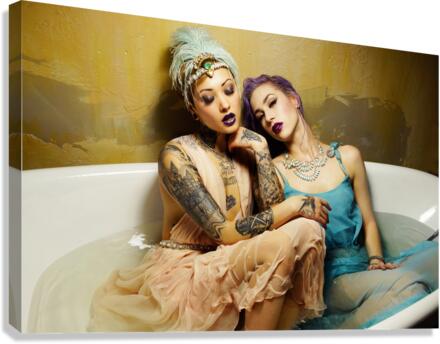 Wet Canvas Print